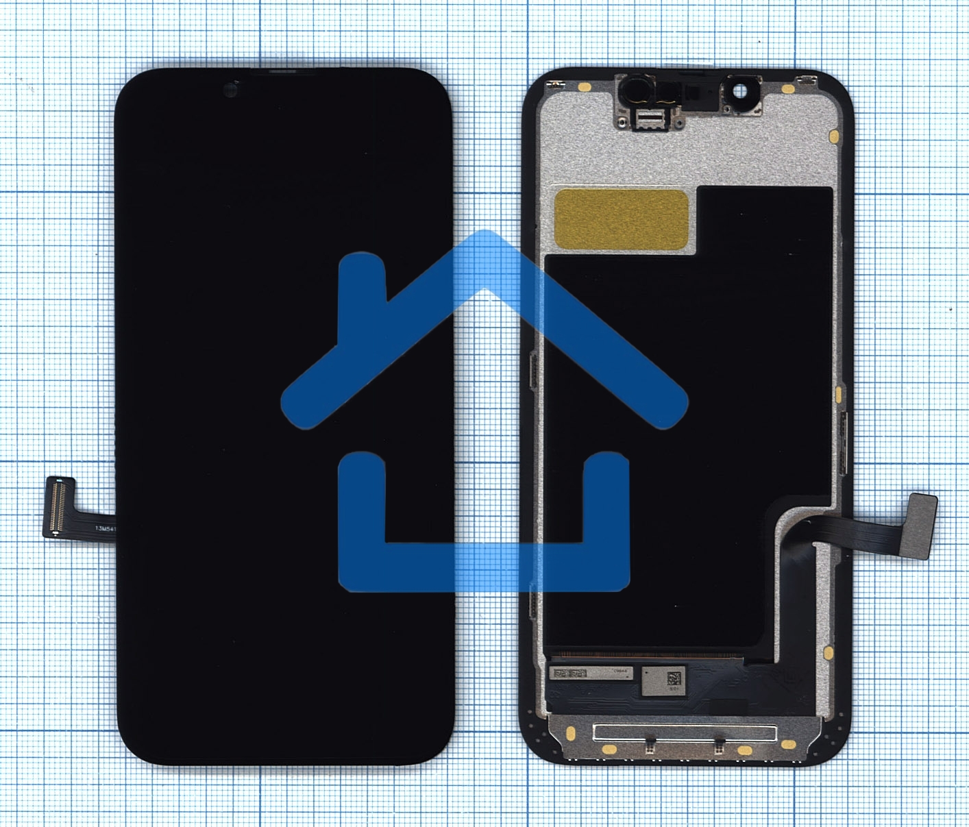 Дисплей Amperin для Apple iPhone 13 Mini в сборе с тачскрином (Soft Oled), черный