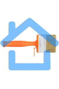 Кисть-ракля, 30х70 мм, натуральная щетина, пластмассовый корпус, пластмассовая ручка Sparta