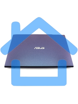 Крышка матрицы для Asus X409 синяя