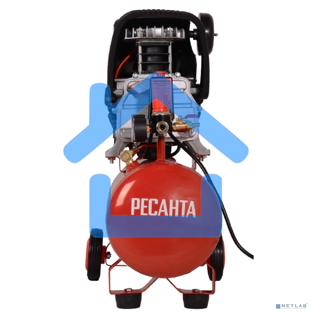 Компрессор поршневой Ресанта КП-24/260М масляный 260л/мин 24л 2000Вт красный/черный