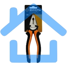 Плоскогубцы,200мм.,никелированные,двухкомпонентные рукоятки Плоскогубцы,200мм.,никелированные,двухкомпонентные рукоятки