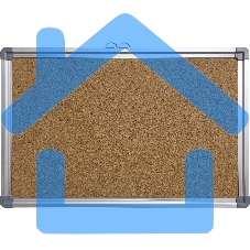 Доска пробковая Buro 60x90см, алюминиевая рама