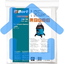 Мешок пылесборный для пылесоса BB-18 (BSS-1218), 93410662, 5 шт., 20л., Bort