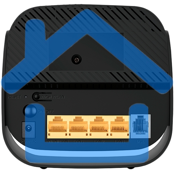 Роутер беспроводной D-Link DSL-2640U/R1A ADSL2+ черный (Annex A)