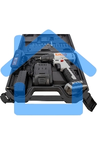 Дрель-шуруповерт Ресанта ДА-20-2ЛК-Б 75/14/10, Аккумуляторная, 20В, 2 АКБ, Кейс