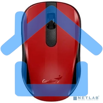 Мышь беспроводная Genius NX-8008S красный, 1200 dpi, радиоканал, USB, кнопки - 3