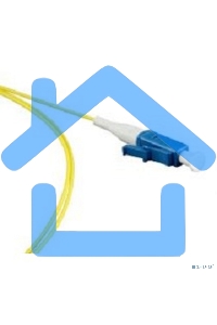 Пигтейл Hyperline FPT-B9-9-LC/UR-1M-LSZH-YL (FPT9-9-LC-UPC-1M) Пигтейл SM 9/125 (OS2), LC/UPC, 1 м, LSZH