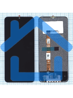 Дисплей для Vivo Y33s 4G (V2109) в сборе с тачскрином черный orig