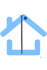 Саморез гипсокартон-дерево KRANZ 4.2х90, пакет (4шт.)