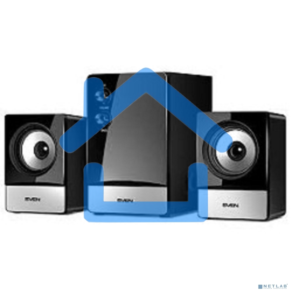 Акустическая система SVEN MS-90 черный (2x2.5W+ сабвуфер 5W, дерево)