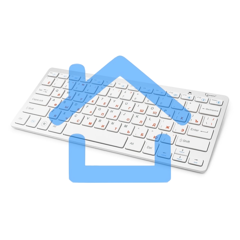 Клавиатура+мышь Gembird KBS-7001-RU Wireless, ноутбучн. механизм клавиш 2.4ГГц/10м, мини-приемник- USB