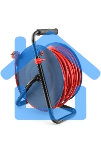 Удл. на пласт. катушке “Power Cube” IP20 16А 30м ПВС 3*1,5мм2 4 роз. с/з