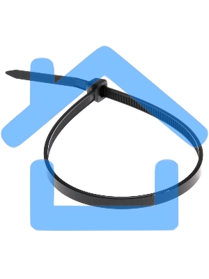 Хомут-стяжка кабельная нейлоновая Rexant 200 x3,6 мм, черная, упаковка 100 шт.