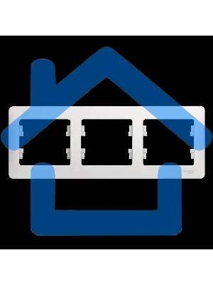 Рамка 3-м Glossa горизонт. бел. SchE GSL000103
