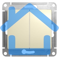 Механизм выключателя 2-кл. СП GLOSSA 10А IP20 10AX беж. SchE GSL000251