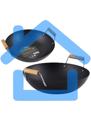 Сковорода ВОК из углеродистой стали LARGO, диам 32 см