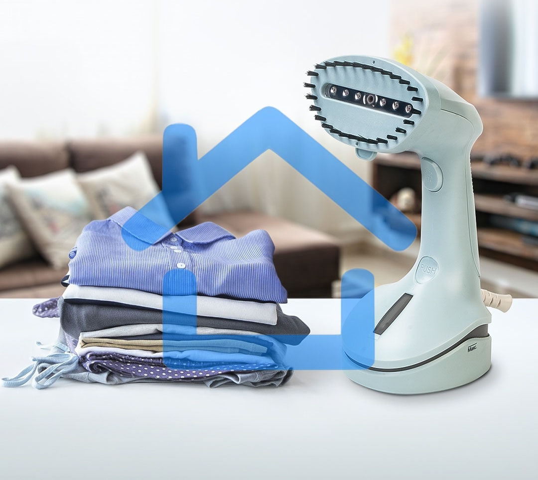 Отпариватель Galaxy Line GL 6193, голубой, ручной, 1100 Вт, постоянная подача пара до 25 г/мин