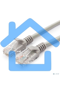 Патч-корд медный UTP Cablexpert PP10-10M кат.5, 10м, литой, многожильный (серый)