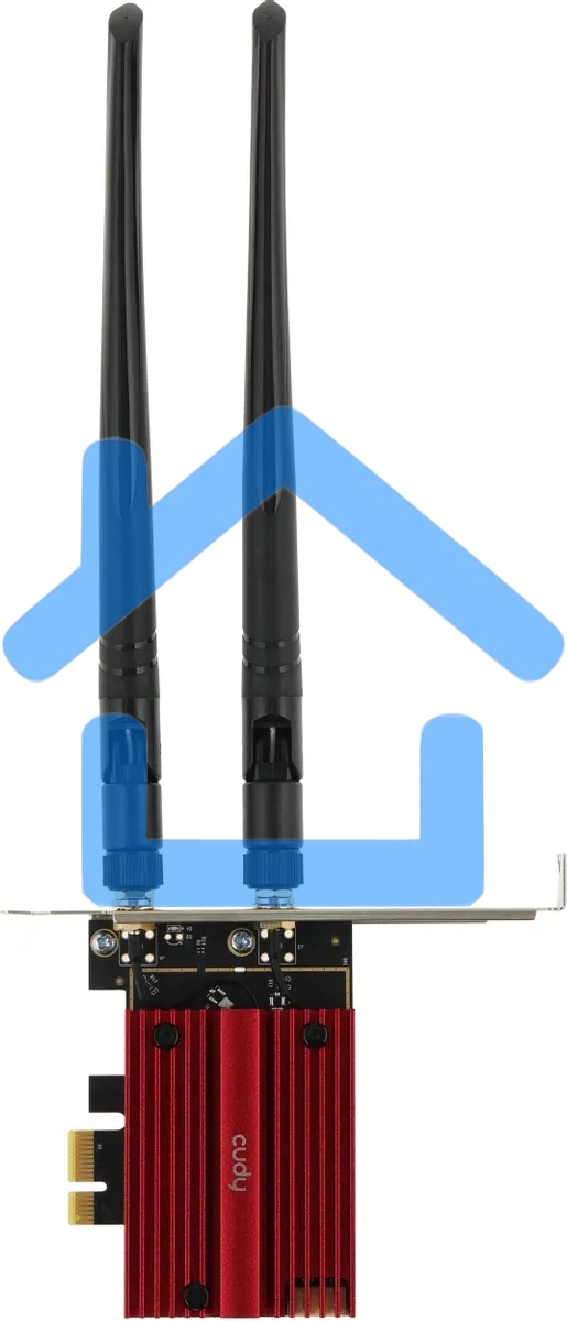 Сетевой адаптер Wi-Fi + Bluetooth Cudy WE3000S АХ5400 PCI Express (ант.внеш.съем) 2ант.