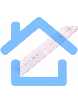 Трубка термоусадочная 25.0/12.5 1м бел. Rexant 22-5001