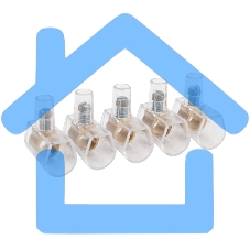 Концевой зажим винтовой изолированный КЗВИ 6 мм (5х1) (10 шт./уп.) Rexant