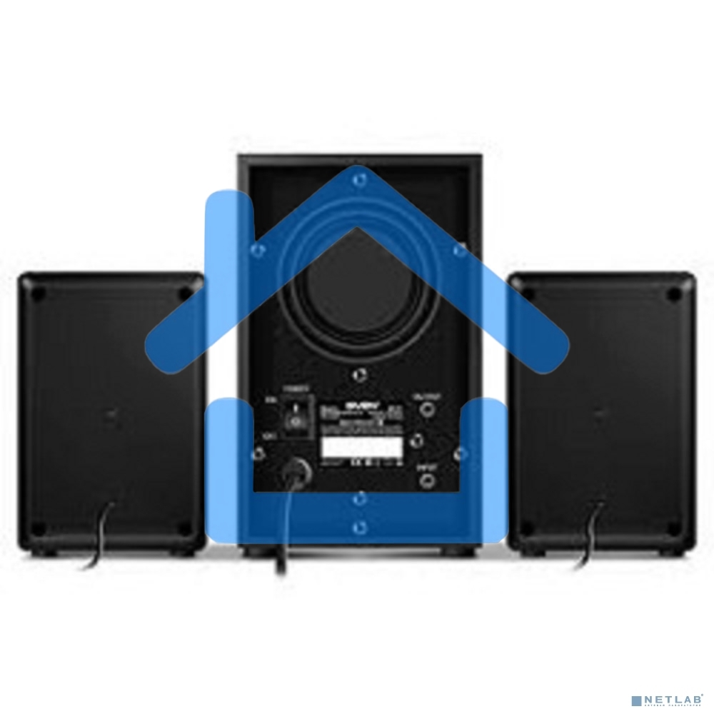 Акустическая система SVEN MS-90 черный (2x2.5W+ сабвуфер 5W, дерево)