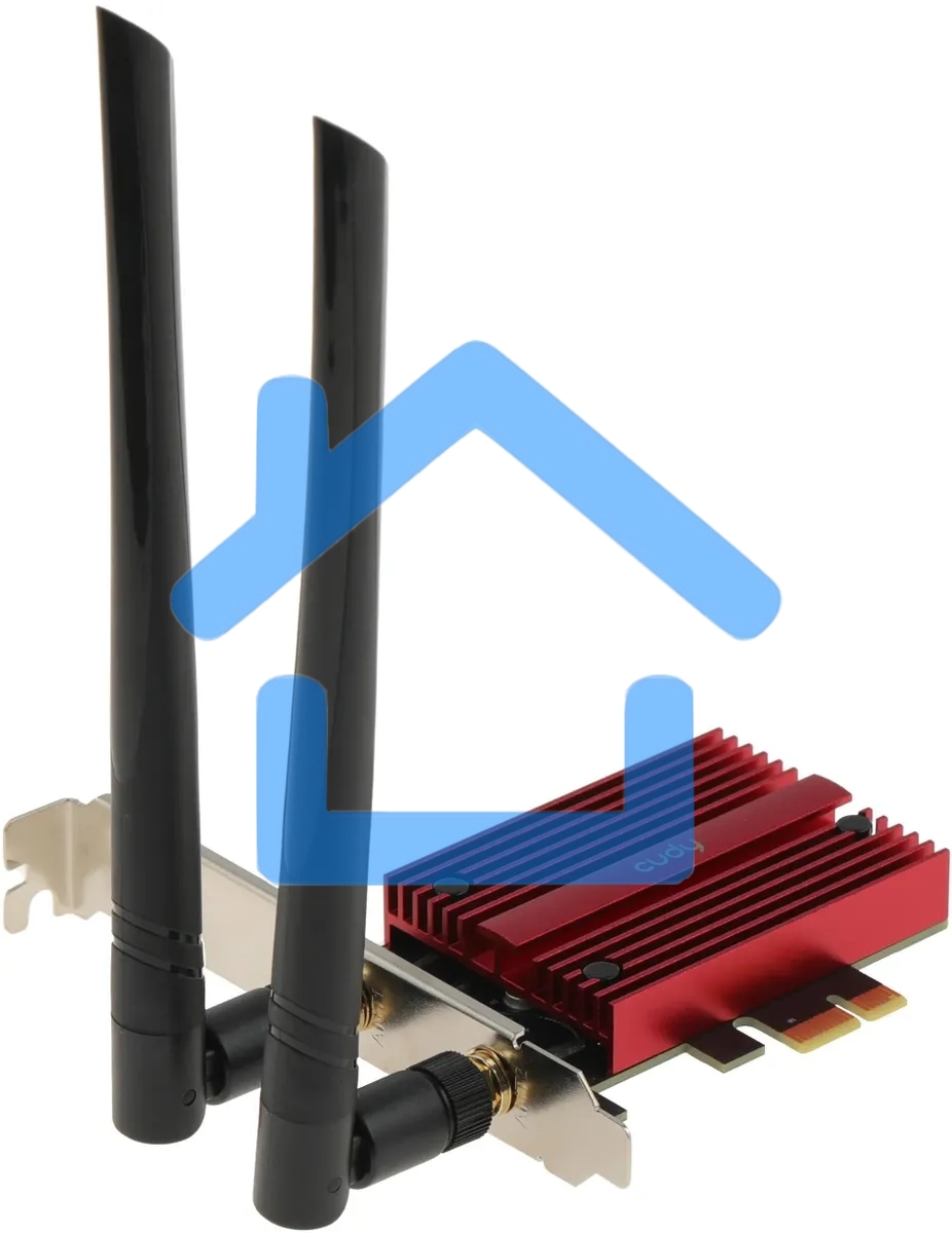Сетевой адаптер Wi-Fi + Bluetooth Cudy WE3000S АХ5400 PCI Express (ант.внеш.съем) 2ант.