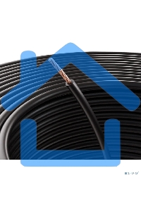 Провод ПГВА Rexant 1х2.50 мм², черный, бухта 100 м