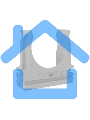 Держатель с защелкой. д.25мм DKC