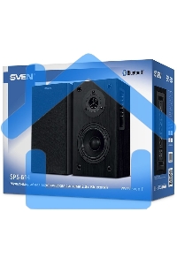 Колонки Sven SPS-614 2.0 (2x20W, Bluetooth, дерево, black)