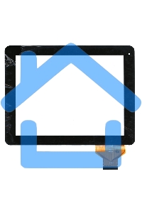 Сенсорное стекло (тачскрин) QSD E-C97001-01, черное