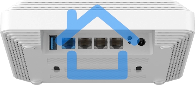 Маршрутизатор Keenetic Hopper SE Гигабитный интернет-центр с Mesh Wi-Fi 6 AX3000, 4-портовым Smart-коммутатором