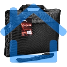 Сумка ExeGate EX205135RUS Start S15 Black, черная, полиэстер, для ноутбуков до 15.6