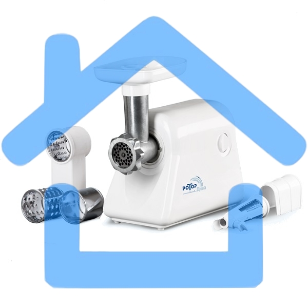 Мясорубка электрическая Ротор Дива ЭМШ 35/300-3 800Вт белый