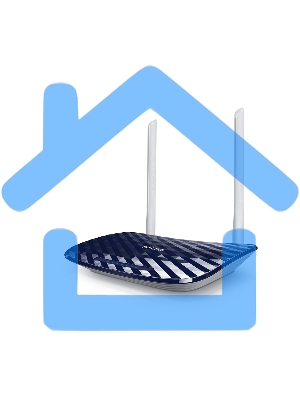 Маршрутизатор беспроводной TP-Link Archer C20 10/100BASE-TX синий