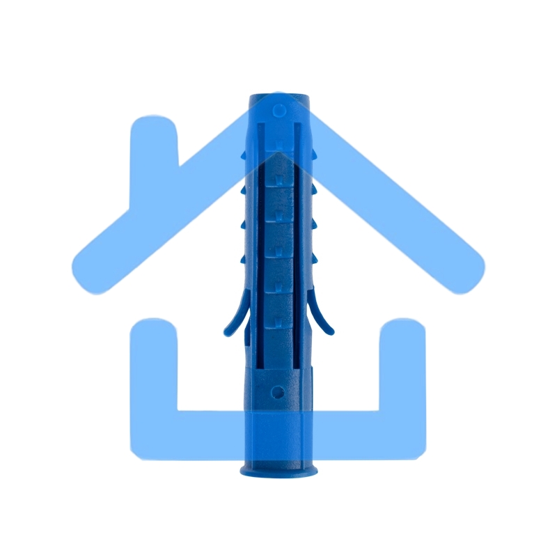 Дюбель распорный KRANZ 10х60, синий, пакет (50 шт./уп.)