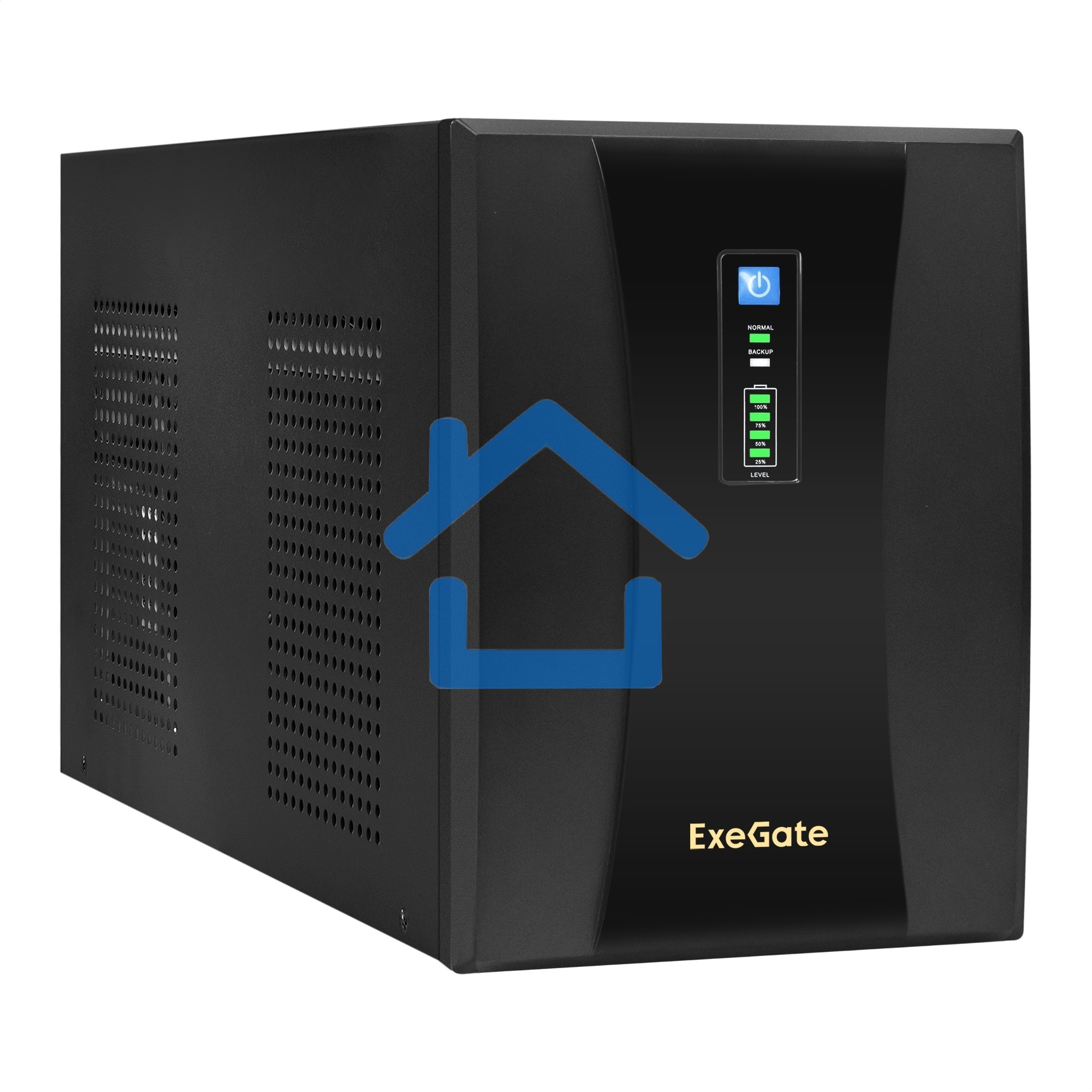 Источник бесперебойного питания ExeGate EX292614RUS SpecialPro UNB-3000.LED.AVR.3SH.2C13.RJ.USB 3000VA/1800W,LED, AVR,3*Schuko+2*C13,RJ45/11,USB, металлический корпус, черный