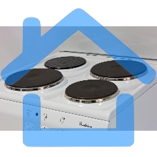 Плита электрическая De Luxe 5003.17Э белый, конфорок 3 электрических, духовка 46 л, 50 см x 85 см x 50 см