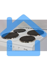 Плита электрическая De Luxe 5003.17Э белый, конфорок 3 электрических, духовка 46 л, 50 см x 85 см x 50 см