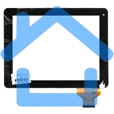 Сенсорное стекло (тачскрин) QSD E-C97001-01, черное