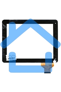 Сенсорное стекло (тачскрин) QSD E-C97001-01, черное