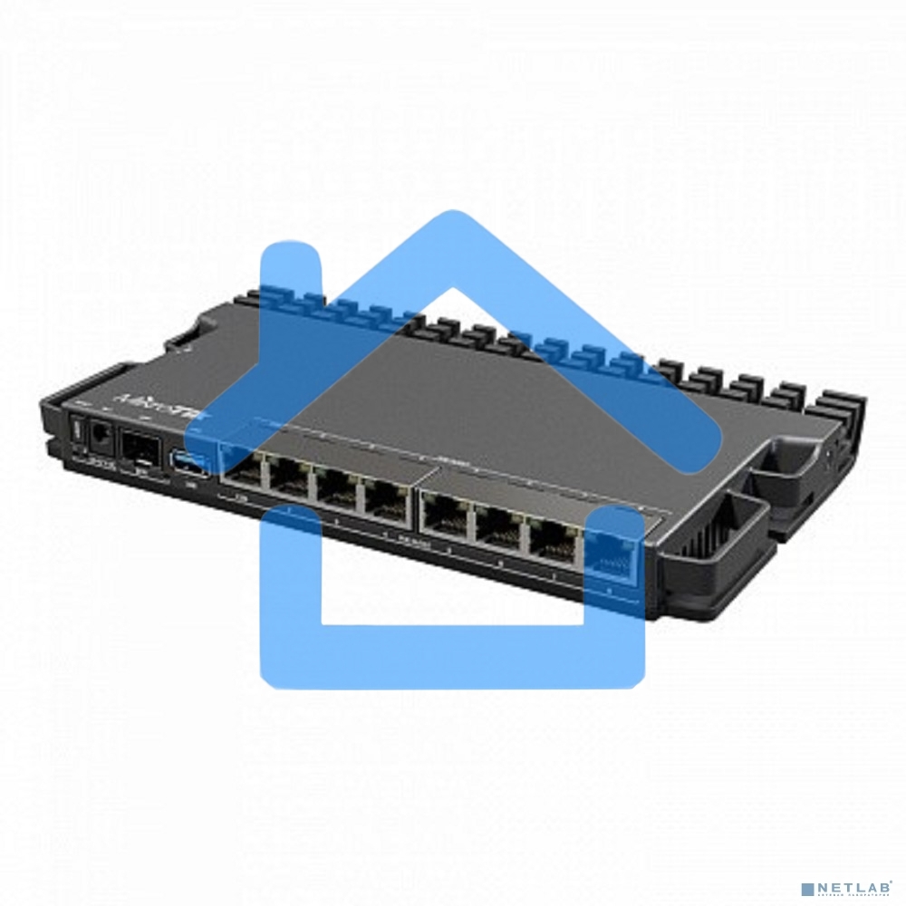 Маршрутизатор Mikrotik RB5009UPr+S+IN,7х 1G RJ45, 2.5G RJ45, 10G SFP+, 1xPoE in, 7x PoE out