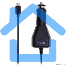 Автомобильное зарядное устройство Buro XCJ-048-EM-2A 2A универсальное кабель microUSB черный