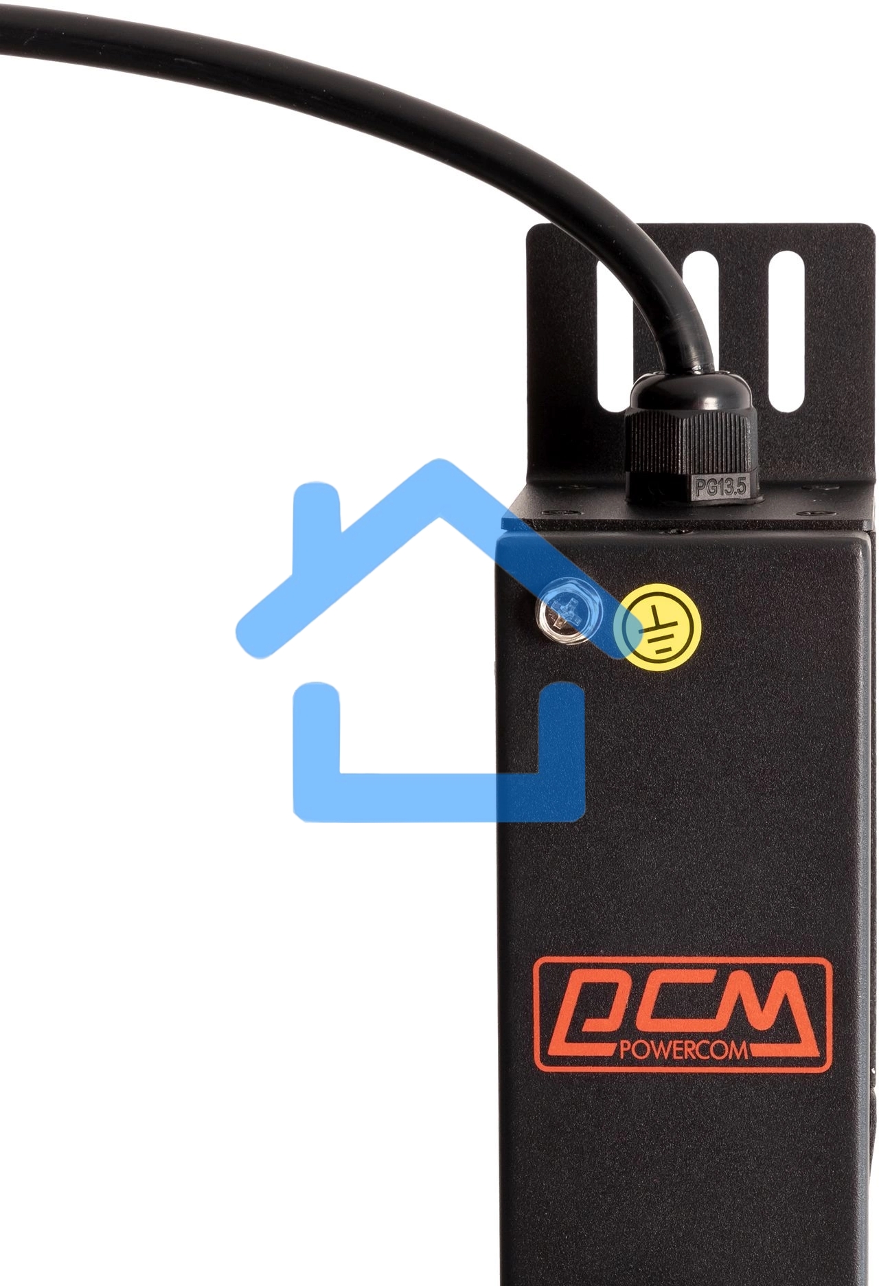 Блок распределения питания Powercom PDU-16AVMS20-18C13-2C19 18*C13+2*C19, 16A, 1,5U (1968234)
