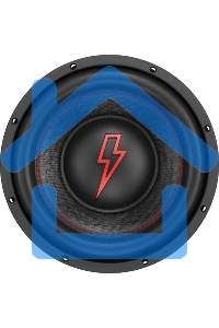 Сабвуфер автомобильный Ural МОЛНИЯ 12 300Вт пассивный (30см/12