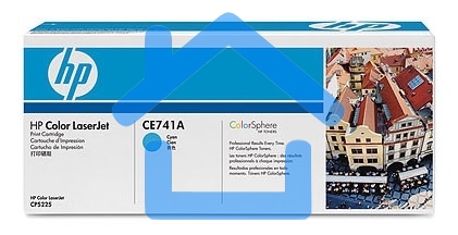 Картридж лазерный HP CE741A голубой Color LJ CP5225 (7300стр.)