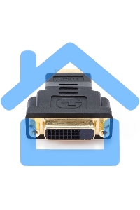 Переходник Gembird Переходник HDMI-DVI 19M/25F, золотые разъемы, пакет(A-HDMI-DVI-3)