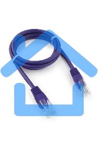 Патч-корд UTP Cablexpert кат.5e, 1м, литой, многожильный, фиолетовый