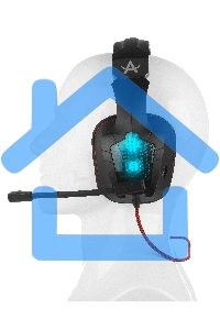 Гарнитура Qumo Arsenal GHS 0016, стереогарнитура, подсветка, USB