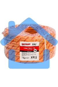 Кабель огнестойкий Rexant КПСнг(А)-FRHF 2x2x0,75 мм², бухта 200 м